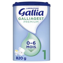 Lait en poudre bébé 1er âge de 0 à 6 mois GALLIA GALLIAGEST 820g