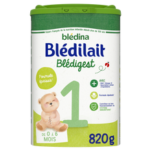 BLEDINA BLEDILAIT - Blédilait Blédigest, de 0 à 6 mois - 820g