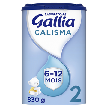 GALLIA CALISMA - Lait en poudre bébé 2ème âge, de 6 à 12 mois - 830g