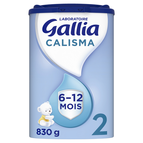 GALLIA CALISMA - Lait en poudre bébé 2ème âge, de 6 à 12 mois - 830g