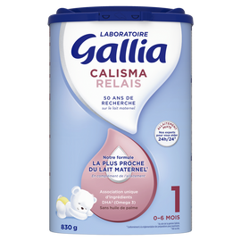 Lait en poudre bébé 1er âge de 0 à 6 mois GALLIA CALISMA RELAIS boîte830g