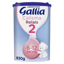 GALLIA CALISMA RELAIS - Lait en poudre bébé 2ème âge, de 6 à 12 mois -830g