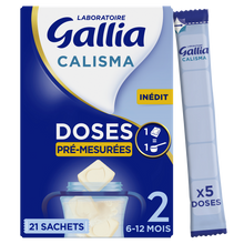 GALLIA calisma 2éme âge de 6/12m.5 doses de 21 sachets 504g