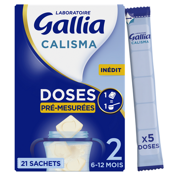 GALLIA calisma 2éme âge de 6/12m.5 doses de 21 sachets 504g