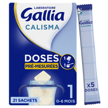 GALLIA calisma 1er âge de 0/6 mois 5 doses de 21 sachets 483g