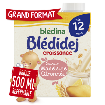 Blédidej Madeleine Citronnée BLEDINA 500ml dès 12 mois