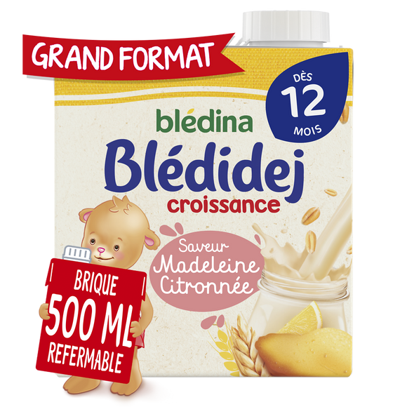 Blédidej Madeleine Citronnée BLEDINA 500ml dès 12 mois