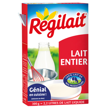 Lait entier en poudre REGILAIT, 300g