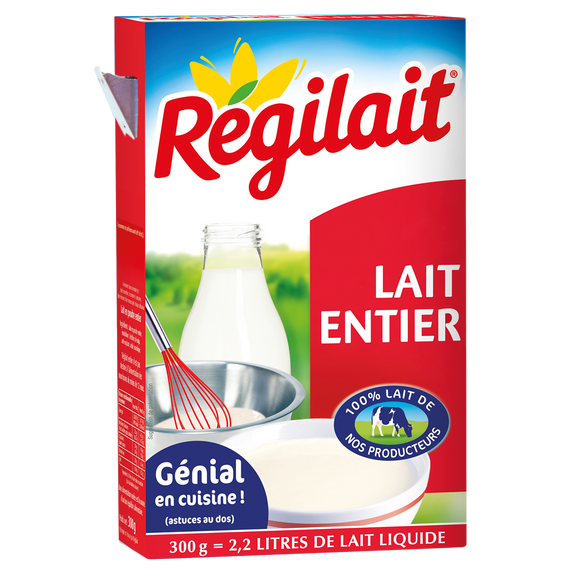 Lait entier en poudre REGILAIT, 300g