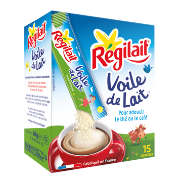 Lait écremé en poudre "Voile de Lait" REGILAT, 15 sticks, 60g