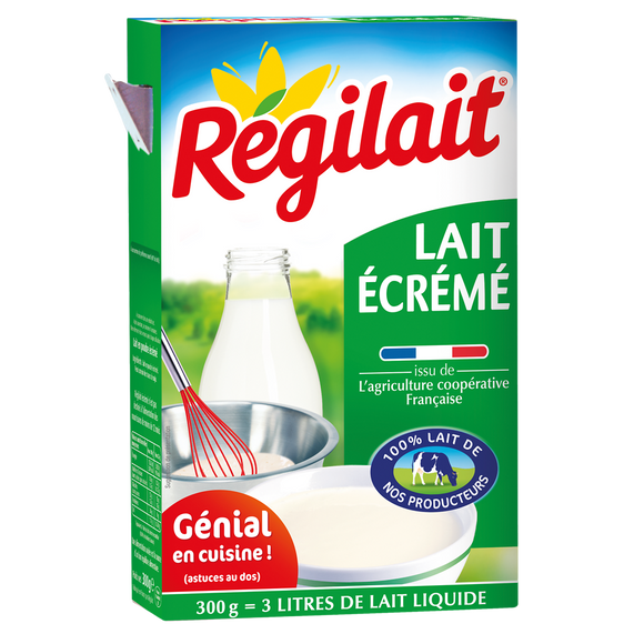 Lait écrémé en poudre REGILAIT, 300g