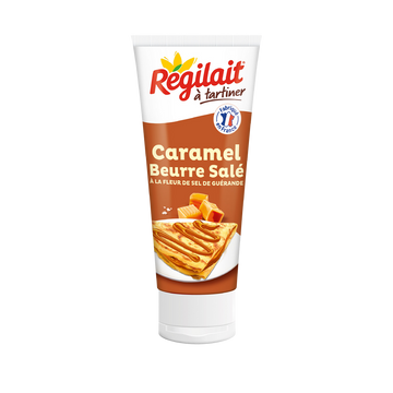 Caramel au beurre salé et à la fleur de sel de Guérande REGILAIT, tubede 300g