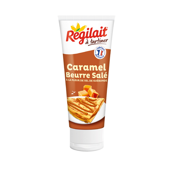 Caramel au beurre salé et à la fleur de sel de Guérande REGILAIT, tubede 300g