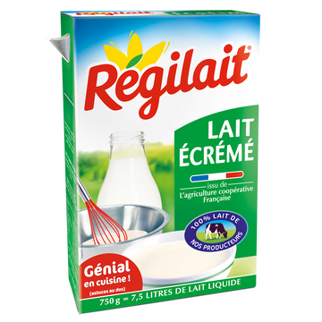 Lait écrémé en poudre REGILAIT, 750g