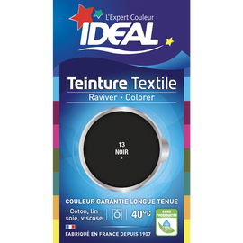 Teinture liquide mini pour tissus noir IDEAL