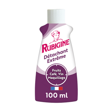 Détachant spécial tâches de fruits, café, vin RUBIGINE, 100ml