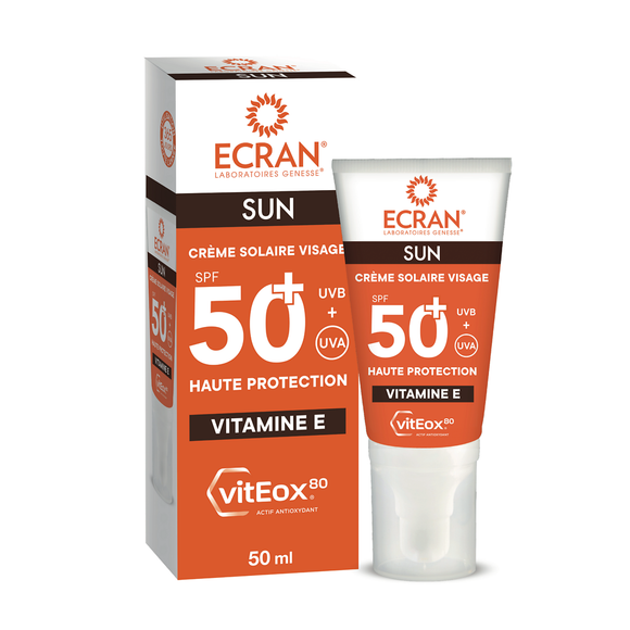 Crème solaire visage VITEOX SPF50+ 50ml