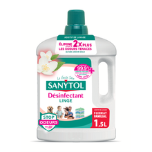 Désinfectant linge SANYTOL stop odeurs fleurs blanches 1.5L