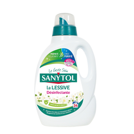 Lessive désinfectante fraicheur floral SANYTOL 1,700ml 34 lavages
