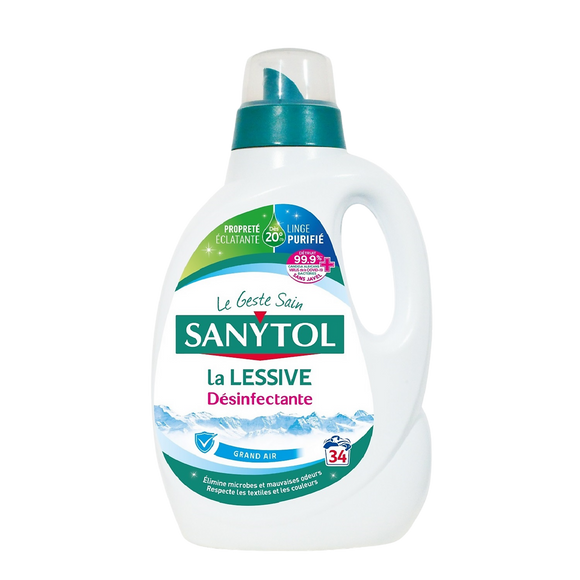 Lessive désinfectante grand air SANYTOL 1,70l 34 lavages