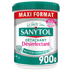 Poudre détachante désinfectante SANYTOL, pot de 900g