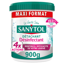 Poudre détachante SANYTOL désinfectante 4 Actions 900g