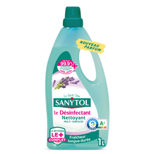 Désinfectant nettoyant multi-surfaces fleur de lavande SANYTOL 1L