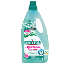 Désinfectant nettoyant multi-surfaces eucalyptus SANYTOL 1L