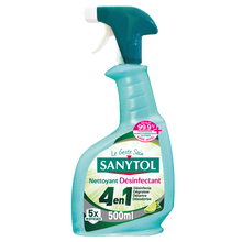 Nettoyant désinfectant fresh SANYTOL 4 actions protection, spray de 500ml