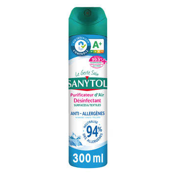 Purificateur d'air désinfectant textile grand air SANYTOL 300ml