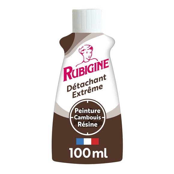 Détachant peinture, cambouis et résine RUBIGINE, 100ml