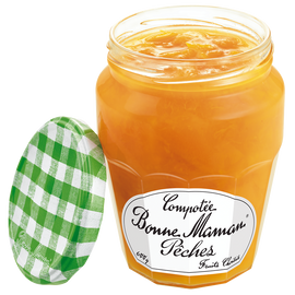 Compote de pêche BONNE MAMAN, 600g