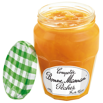 Compote de pêche BONNE MAMAN, 600g