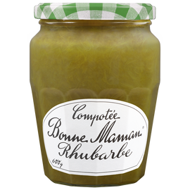 Compote de rhubarbe BONNE MAMAN, 600g