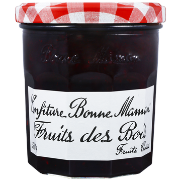 Confiture de fruits des bois BONNE MAMAN, bocal de 370g