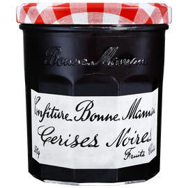 Confiture de cerises noires BONNE MAMAN, 370g