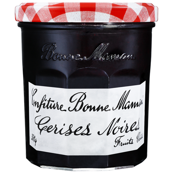 Confiture de cerises noires BONNE MAMAN, 370g