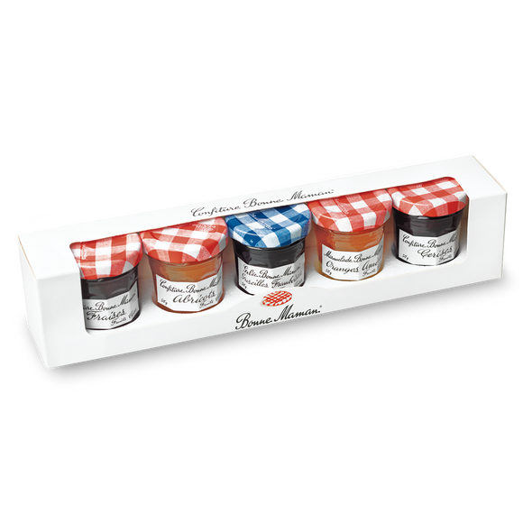 Coffret de confitures assorties BONNE MAMAN, 5x50g