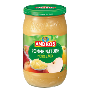 Compote de pomme en morceaux ANDROS, 740g