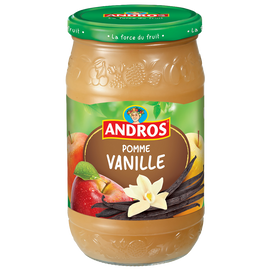 Dessert fruitier pomme et vanille ANDROS, bocal de 750g
