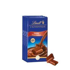 Chocolat noir extra fondant maître chocolatier LINDT 3x100g