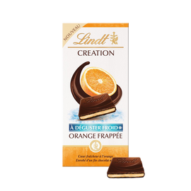 Tablette de chocolat Création noir orange frappée LINDT 150g