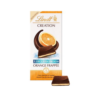 Tablette de chocolat Création noir orange frappée LINDT 150g