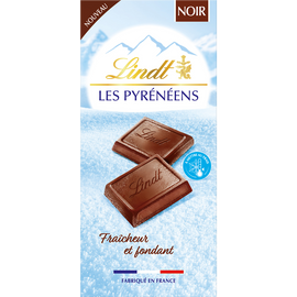 Chocolat noir Les Pyrénéens LINDT, Tablette de 150g
