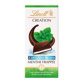 Tablette de chocolat Création noir menthe frappée LINDT 150g