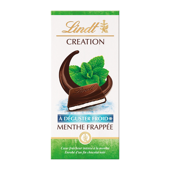 Tablette de chocolat Création noir menthe frappée LINDT 150g