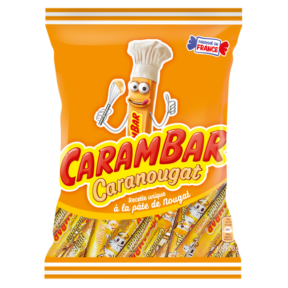 Bonbons Caranougat CARAMBAR - Sachet de 320g
