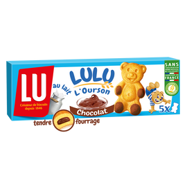 Gâteaux fourrés au chocolat L'Ourson LuLu LU - Boîte de 150g
