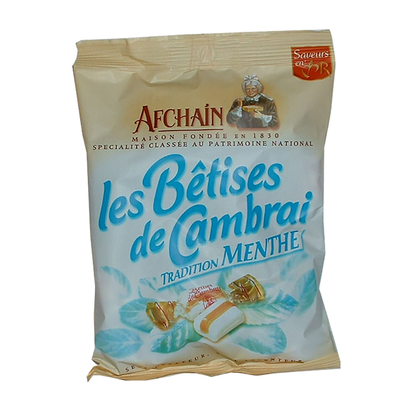 Confiserie Bêtises de Cambrai menthe AFCHAIN 150G