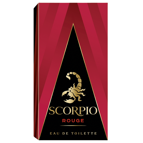 Eau de toilette Homme Rouge SCORPIO, Vaporisateur 75ml